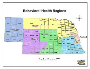 Nebraska Behavioral Health Regions (HHSS)